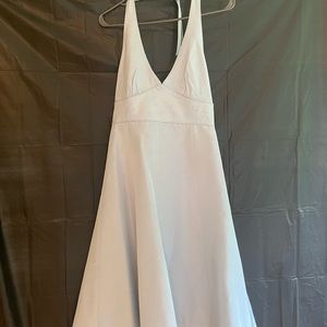 J Crew 100 silk halter dress